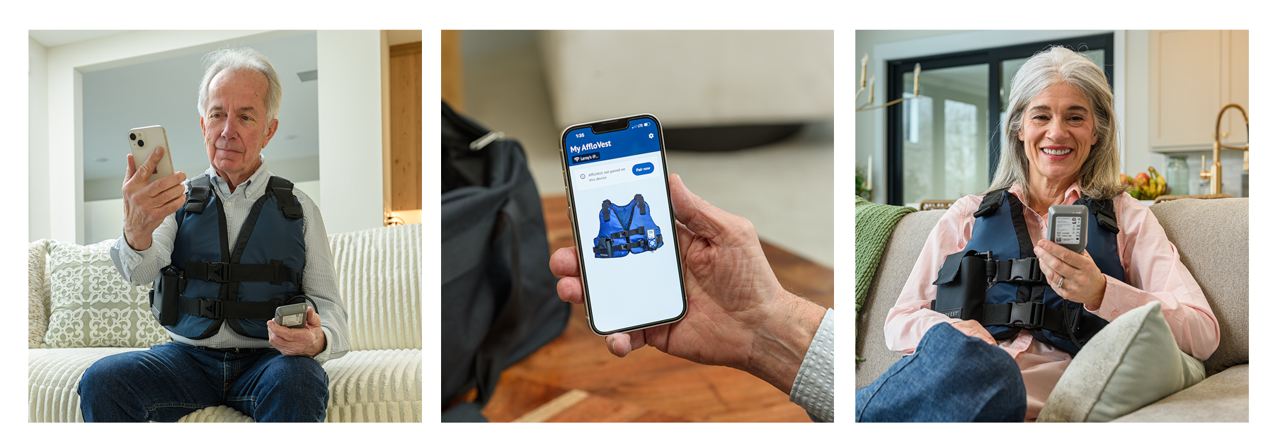 picture of people using the Afflovest and the afflovest app